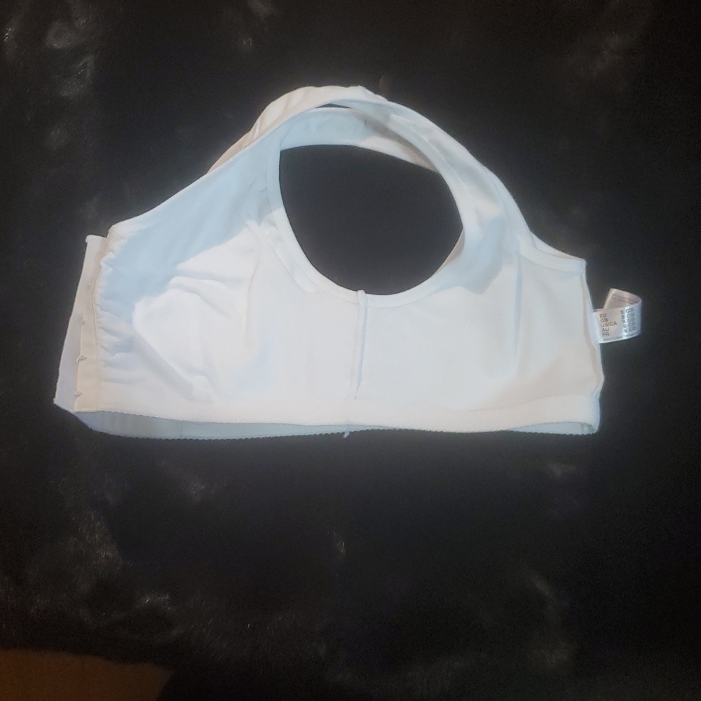 AMOENA FRANCES SOFT CUP COTTON LEISURE FRONT CLOSURE BRA /WHITE/SZ:S,M,XL - Picture 9 of 12